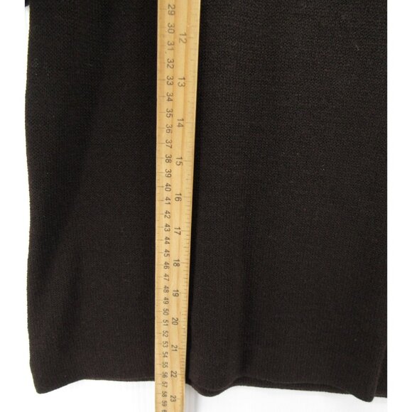 St John Sweater Medium Wool 1/4 Zip Pullover Crop Crewneck Classic - Picture 4 of 10